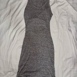 Wilfred Heather Gray Midi Dress